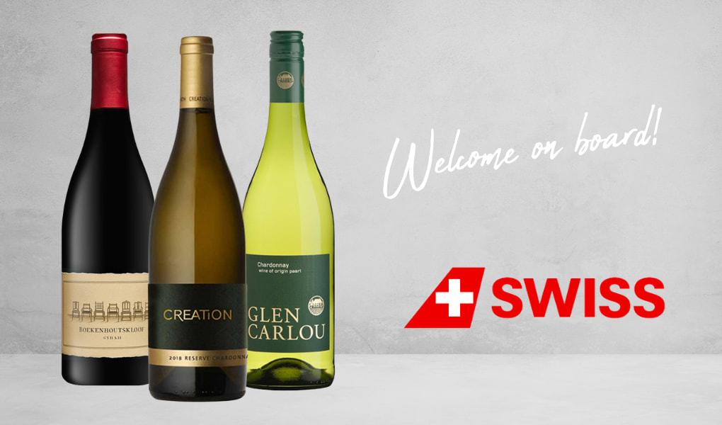 Südafrika Weine an Bord von Swiss