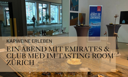 Ein Abend mit Emirates und Club Med im Tasting Room Zürich