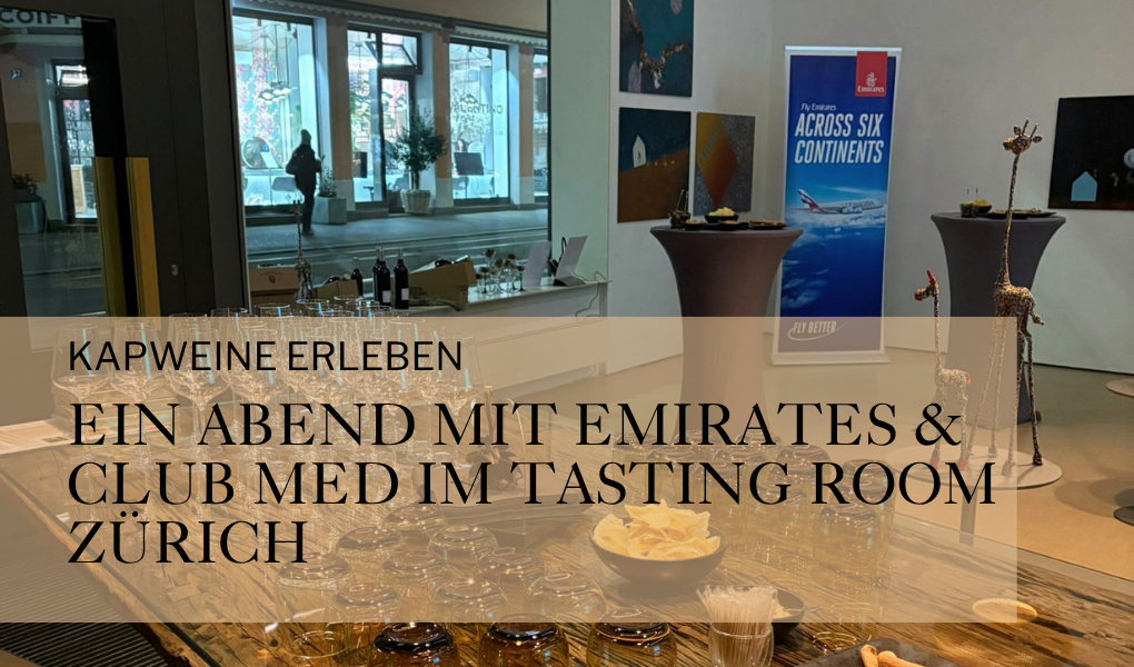 Ein Abend mit Emirates und Club Med im Tasting Room Zürich